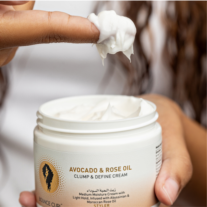 Bounce Curl Avocado & Rose Oil Clump & Define Cream