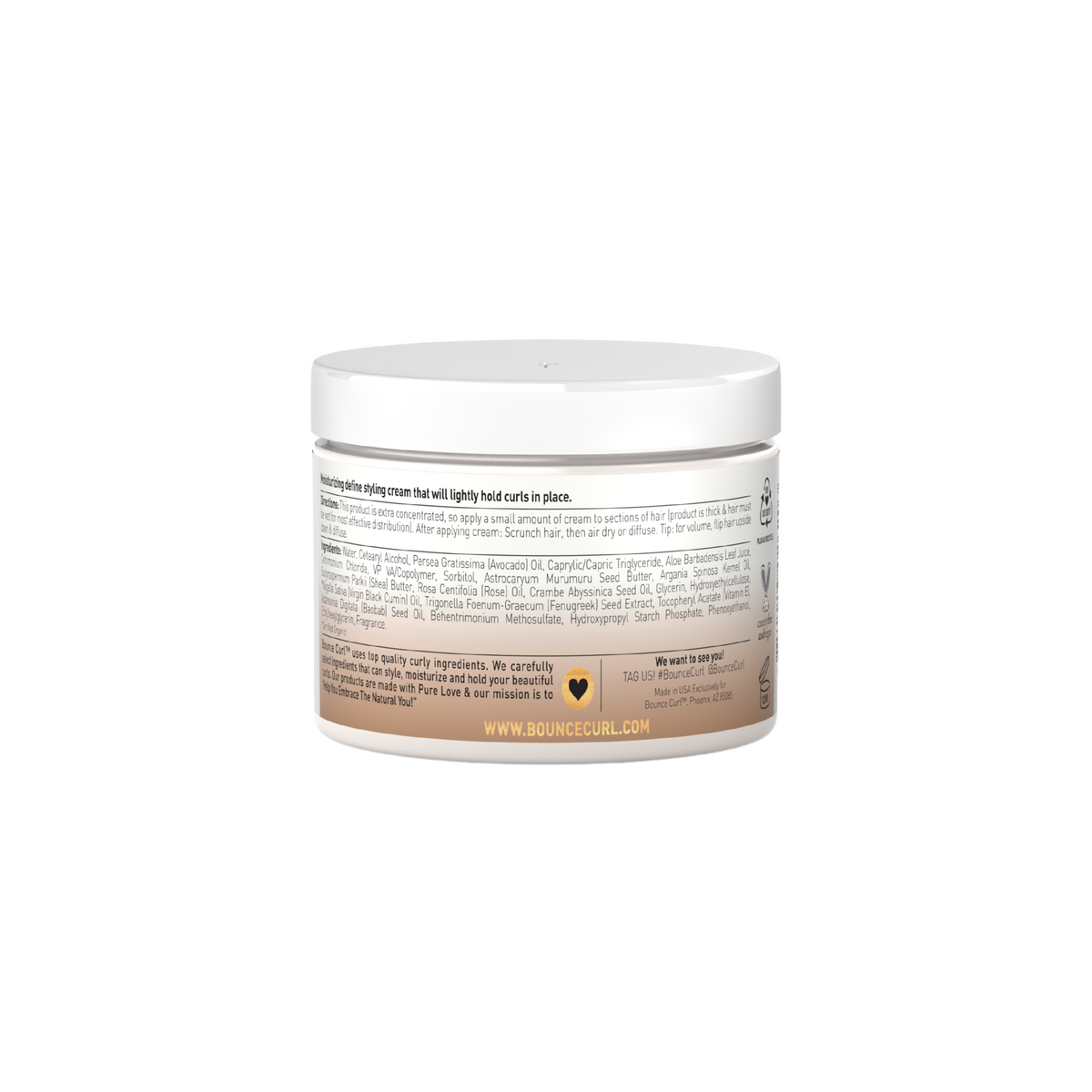 Bounce Curl Avocado & Rose Oil Clump & Define Cream