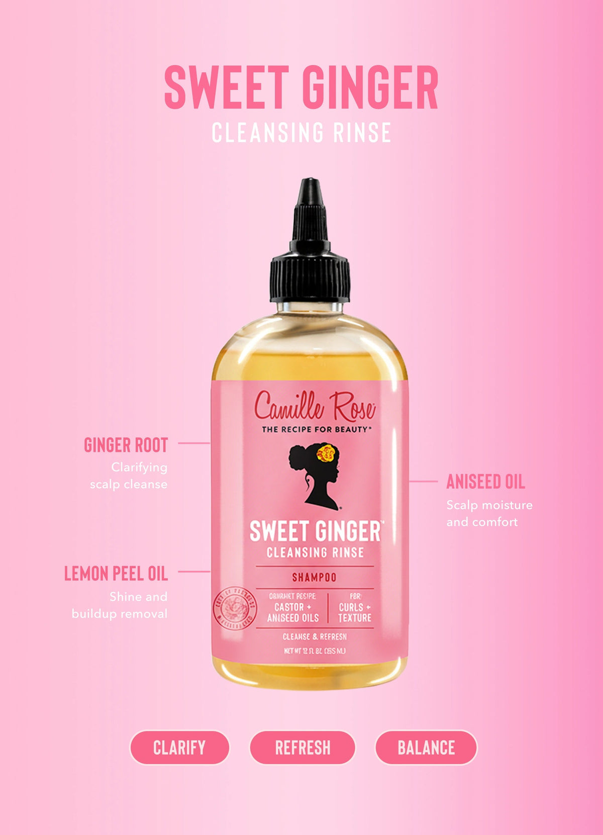 Camille Rose Sweet Ginger Cleansing Rinse